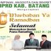 Pimpinan dan Sekretariat DPRD Kabupaten Batanghari Mengucapkan Slamat Menunaikan Ibadah Puasa Ramadhan 1447 H.