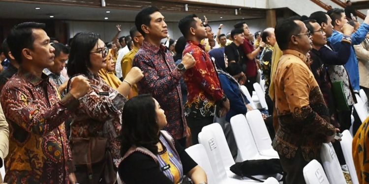 Bupati Fadhil Hadiri Rakornas Bersama Mentri Pertanian, Strategi Swasembada Pangan