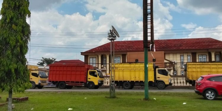 Terobos Aturan, 50 Unit Truk Batu Bara diamankan Satlantas Polres Batanghari