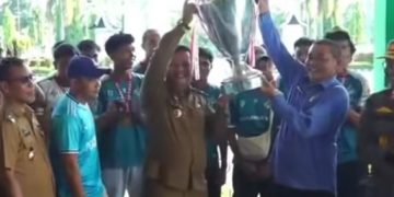 Pemkab Batanghari Sambut Persibri FC Setelah Meraih Juara Pada Liga 4 Provinsi Jambi