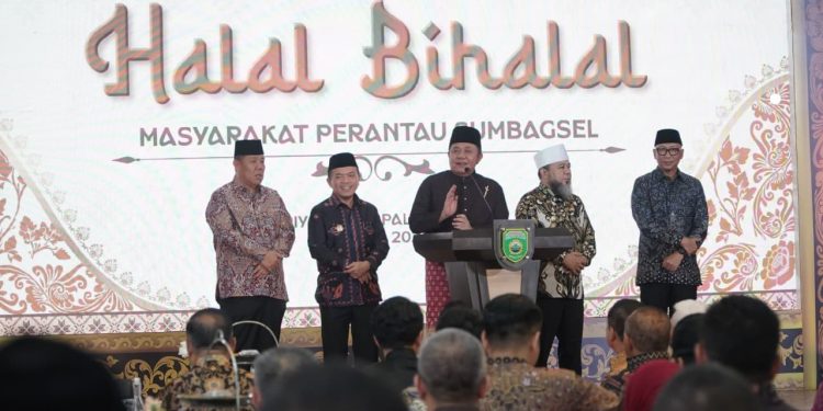 Gubernur Al Haris di Halal Bihalal Sumbagsel: Kita Harus Saling Bantu Bangun Daerah