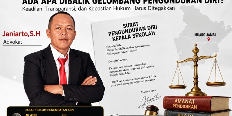 Polemik Kepala Sekolah Mundur Massal di Muaro Jambi, Publik Desak Pemerintah Bertindak Tegas