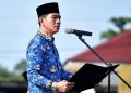 Upacara Hardiknas Ke-78 Bupati Fadhil Sampaikan Amanat Mendikdasmen RI
