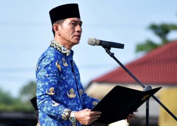 Upacara Hardiknas Ke-78 Bupati Fadhil Sampaikan Amanat Mendikdasmen RI