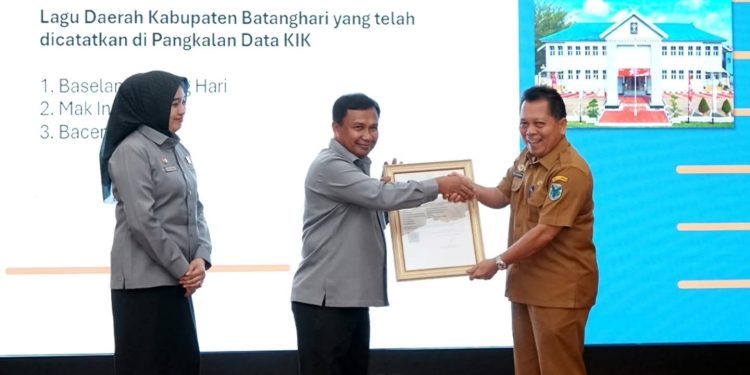 Batanghari Terima Penghargaan Kekayaan Intelektual Komunal, Kategori Lagu Daerah