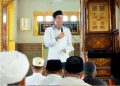 Bupati Fadhil Sholat Iedul Adha Bersama Warga Terusan di Masjid Asy Syuhada