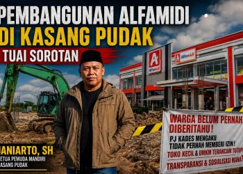 Tokoh Pemuda Soroti Pembangunan Alfamidi di Kasang Pudak, Warga Mengaku Tak Pernah Dilibatkan