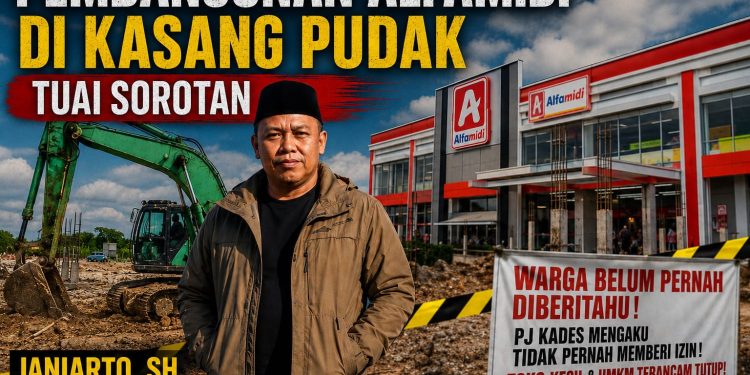 Tokoh Pemuda Soroti Pembangunan Alfamidi di Kasang Pudak, Warga Mengaku Tak Pernah Dilibatkan