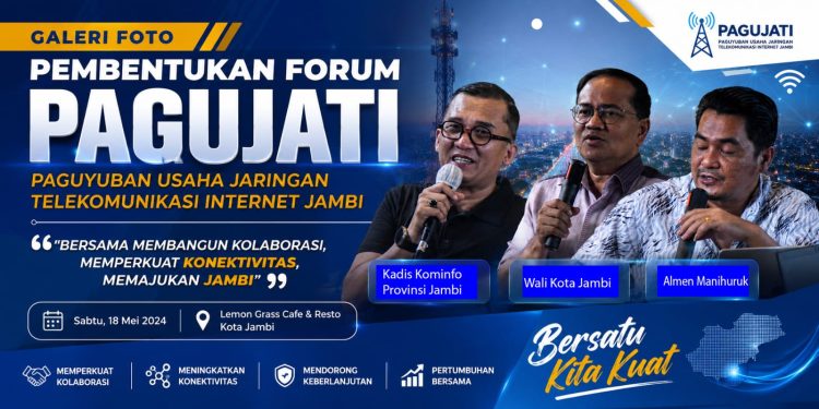 PAGUJATI Lahir, Jambi Dorong Penataan Kabel Internet Bawah Tanah dan Perkuat Ekosistem Digital Daerah