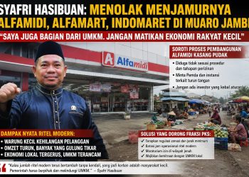 Fraksi PKS DPRD Muaro Jambi Tegas Tolak Menjamurnya Alfamart, Alfamidi dan Indomaret, Soroti Pembangunan Alfamidi Kasang Pudak