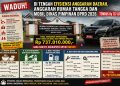 Waduh,Ditengah Efisiensi Anggaran Daerah, Anggaran Rumah Tangga dan Mobil Dinas Pimpinan DPRD Tanjabtim Tahun 2026 Tembus Rp 737 Juta
