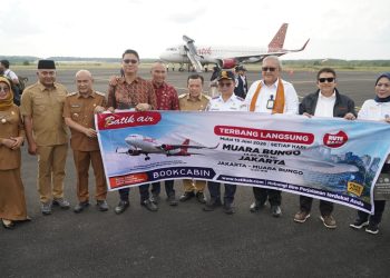Jakarta–Muara Bungo Terhubung, Batik Air Terbang Perdana, Gubernur Al Haris: Ini Kunci Pemerataan