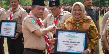 Buka Jambore Daerah Pramuka Jambi, Gubernur Al Haris: Sebagai Wadah Mengasah Wawasan, Kepemimpinan dan Kemandirian 