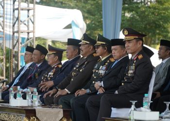 Gubernur Al Haris Hadiri Upacara Hari Bhayangkara ke-80, Apresiasi Pengabdian Polri untuk Bangsa dan Daerah