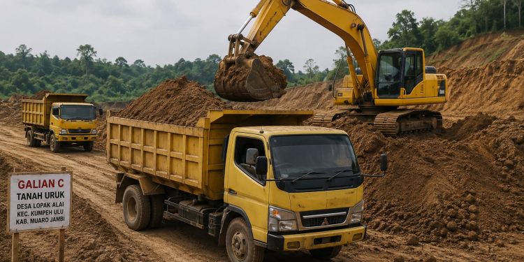 Alarm Lingkungan! Galian C di Lopak Alai Diduga Ilegal, Ancam Ekosistem dan Masa Depan Wilayah