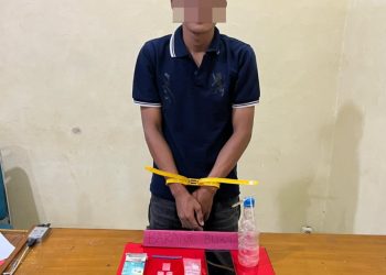 Satresnarkoba Polres Sarolangun Amankan Hs, bandar Shabu Beserta Senpi Rakitan