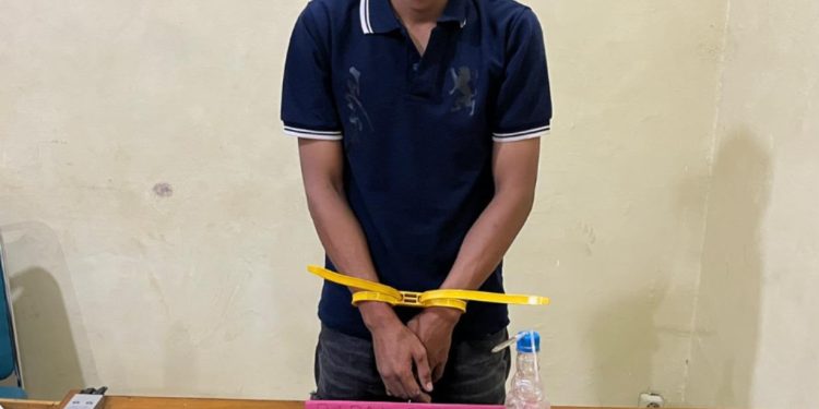Satresnarkoba Polres Sarolangun Amankan Hs, bandar Shabu Beserta Senpi Rakitan