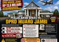 Fantastis! Perjalanan Dinas DPRD Muaro Jambi Tembus Rp13,6 Miliar Tuai Sorotan 