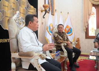 Gubernur Al Haris Terima Audiensi Komisaris Utama PT Jasa Raharja