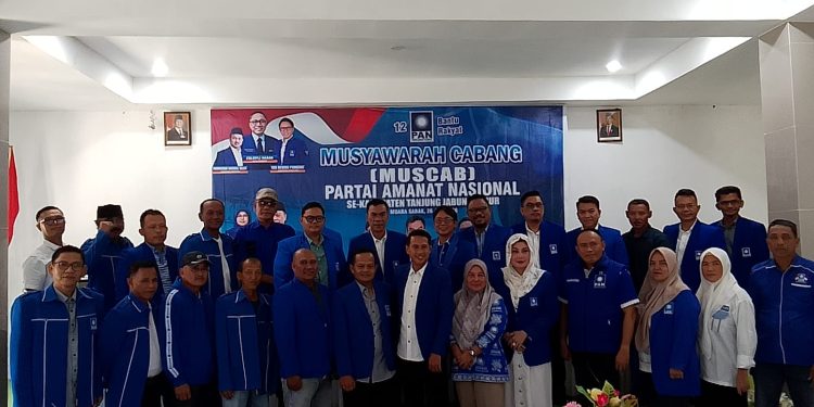 H. Asnawi Pimpin Muscab, PAN Tanjab Timur Tancap Gas Targetkan Kemenangan di Pemilu 2029