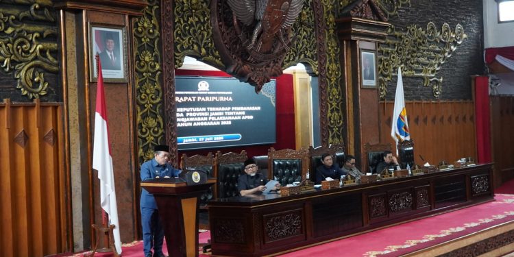 Gubernur Al Haris Apresiasi DPRD, Ranperda Pertanggungjawaban APBD 2025 Disetujui jadi Perda