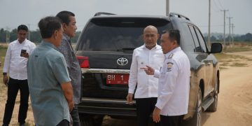 Gubernur Al Haris Tinjau Lokasi Pembangunan Sekolah Rakyat dan Lokasi Pembangunan BTN Bungo Green City