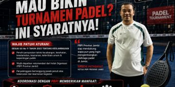 PBPI Jambi Tegaskan Turnamen Padel Wajib Kantongi Rekomendasi, Ramos: Kami Siap Dukung Siapa Pun yang Ingin Mengembangkan Padel