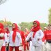 Semarak HUT ke-81 RI, DWP Provinsi Jambi Gelar Senam Bersama dan Gerakan Peduli Lingkungan
