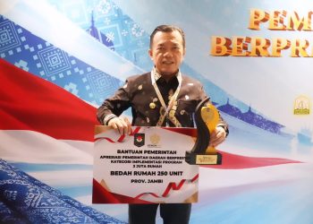 Jambi Raih Penghargaan Daerah Berprestasi, Dapat Rp 5 Miliar untuk Bedah 250 Rumah