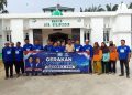 Semarakkan HUT Demokrat, DPC Tanjung Jabung Timur Gelar Gerakan Langit Biru dan Bakti Sosial di Masjid