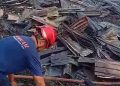 Sijago Merah Lahap Delapan Rumah Warga Di desa Lagan Tengah, Ditengah Pemukiman Padat Penduduk
