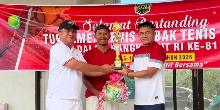 Sabak Tenis Club Gelar Turnamen Tenis Meriahkan HUT RI ke-81 di Tanjung Jabung Timur
