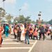 Pawai Pembangunan Meriah, Berbagai Penampilan diperagakan dipanggung Kehormatan