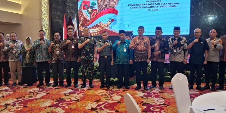 Kemhan RI Gelar Workshop Pembinaan Kesadaran Bela Negara Lingkup Masyarakat Di Provinsi Jambi TA. 2026