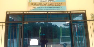 Lapor Bupati.!!! Kantor Lurah Parit Culum Satu, Kosong Tak Ada Satupun Staf di Jam Kerja