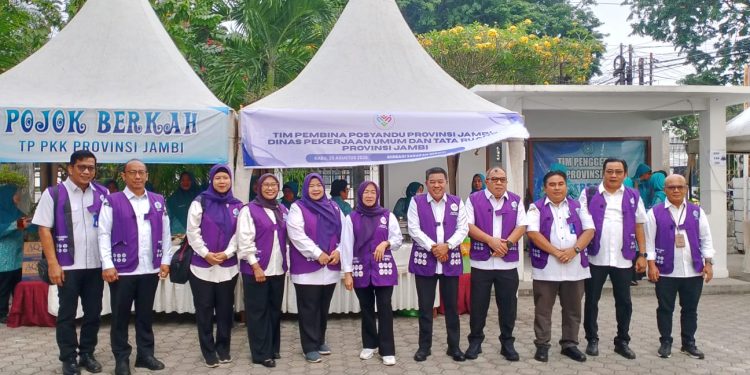 Rabu Berkah TP Posyandu Jambi Bersama PUTR, Hesti Haris Ajak Masyarakat Waspada Musim Kemarau