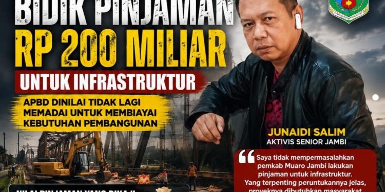 Wacana Pemkab Muaro Jambi Pinjam Rp200 Miliar, Aktivis Senior Ingatkan Pentingnya Pengawasan dan Prioritas Infrastruktur
