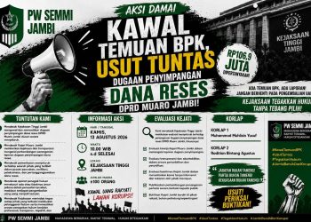 Tuntut Pengusutan Kasus Dugaan Reses Fiktif Ade Asmara, SEMMI Demo Kejati Besok