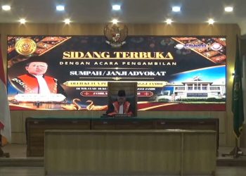 15 Advokat KAI Resmi Dilantik di PT Jambi, Diminta Kawal UU No. 1/2026 dan Etika Profesi