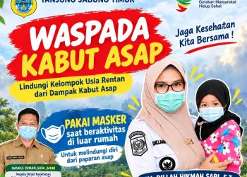 Dinkes Tanjab Timur Imbau Warga Waspada Kabut Asap dan Lindungi Kelompok Rentan