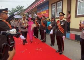 Sambut Kapolres Baru Batanghari, AKBP Doni Aryanto Gantikan AKBP Arya Tesa Brahmana