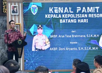 Bupati Fadhil Kenal Pamit Kapolres Batanghari, dan Siap Mendukung Kamtibmas
