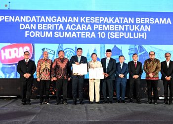 Gubernur Al Haris Teken MoU Forum Sumatera Sepuluh, Perkuat Sinergi Pembangunan Antar Provinsi