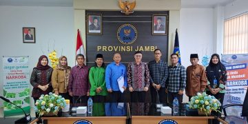 Dukung Pemulihan Berbasis Masyarakat, BNNP Jambi Gelar Bimtek Agen Pemulihan IBM Desa Kasang Pudak