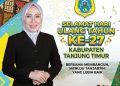 Dinas Perkim Tanjabtim Ucapkan Selamat HUT ke-27 Kabupaten Tanjung Jabung Timur