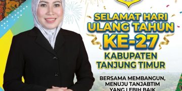 Dinas Perkim Tanjabtim Ucapkan Selamat HUT ke-27 Kabupaten Tanjung Jabung Timur