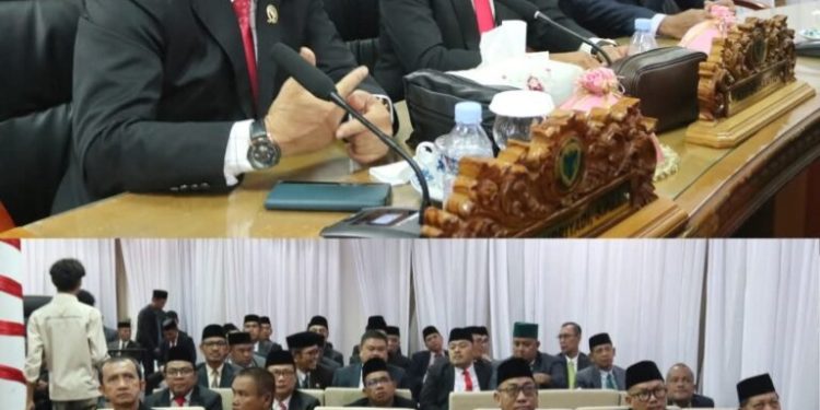 DPRD Batanghari Khitmat Mendengarkan Pidato Ke Negaraan