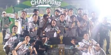 Final Fun Football Pers United Batanghari B Keluar Sebagai Juara Setelah Tundukkan Pers Kerinci Sei penuh Melalui Adu Pinalti